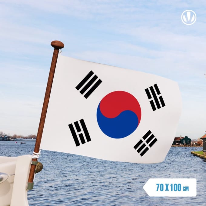 Vlag Zuid-Korea 70x100cm