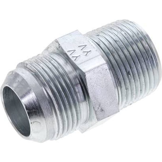 JIC  Dubbele Nippel UN 1-5/16''-12 X 1'' NPT Staal 140bar