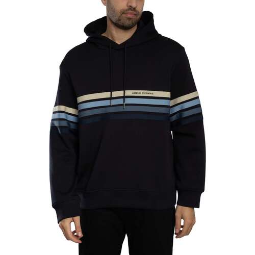Capuchon sweaters EAX Gestreepte hoodie
