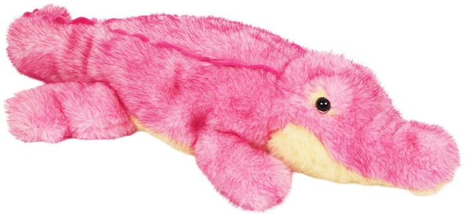 PIA Soft Toys - Pluche Knuffeldier - Krokodil roze 38 cm