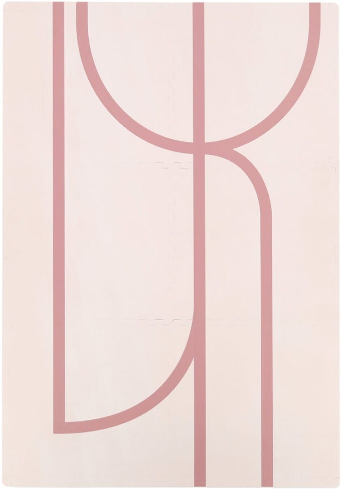 Puck Playmat Lines - Pink Cherry
