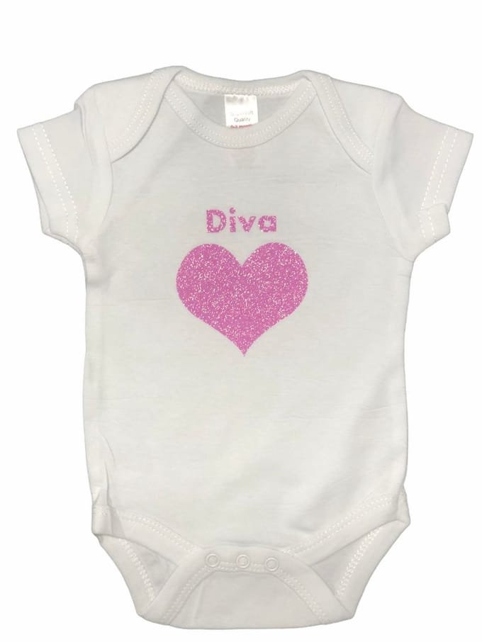 Soft Touch Romper Diva Meisjes Katoen Wit/roze Maat 50/56