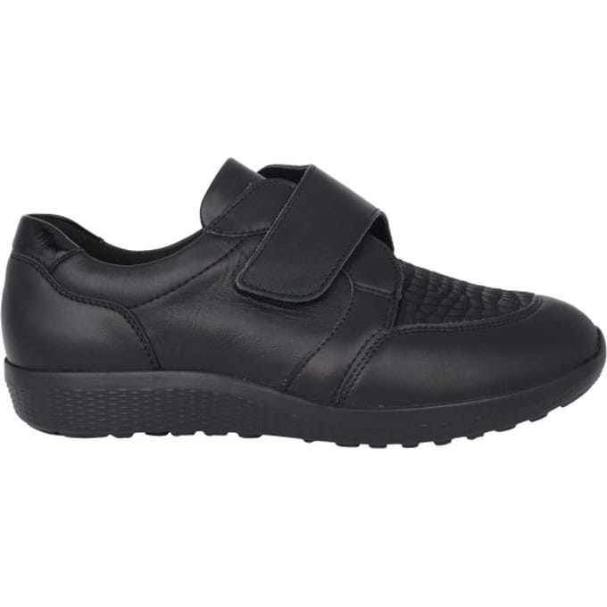 Waldläufer M-Ira - dames sneaker - Zwart - maat 37.5 (EU) 4.5 (UK)