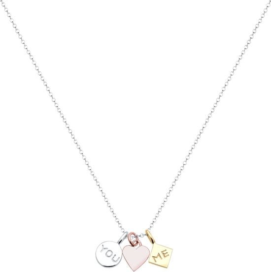 Elli Halsketting YOU ME 925 Sterling Zilver - 45 cm