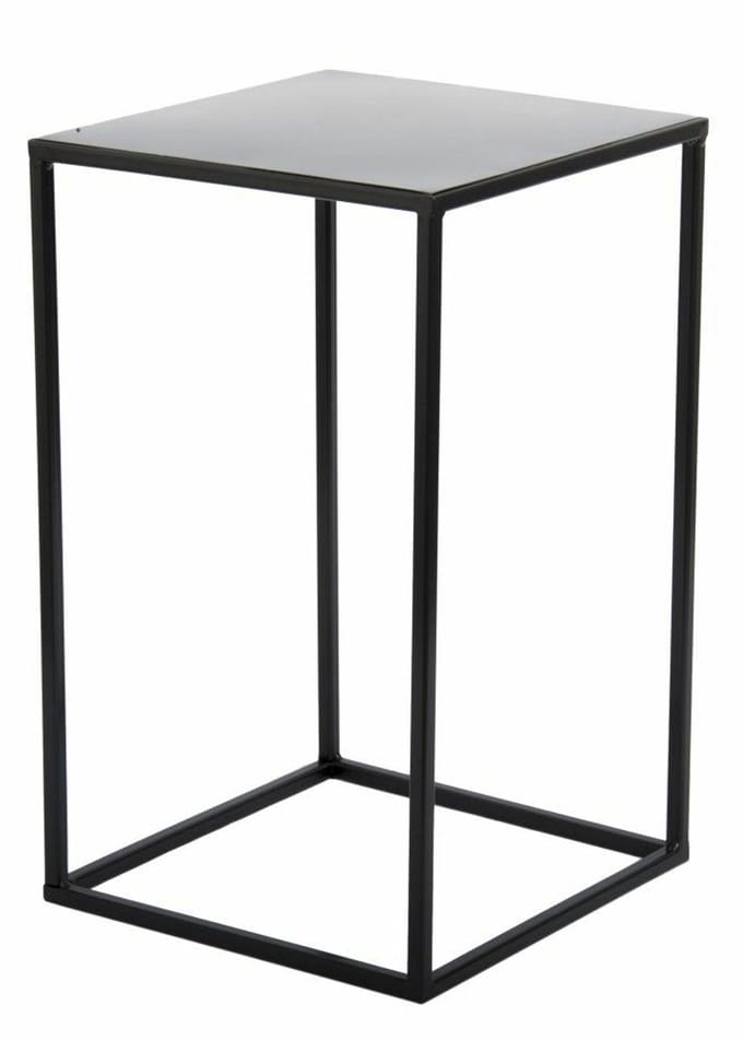 HowHomely - Moderne Standaard Bloemenhouder - Loftstijl - 40 cm - Zwart