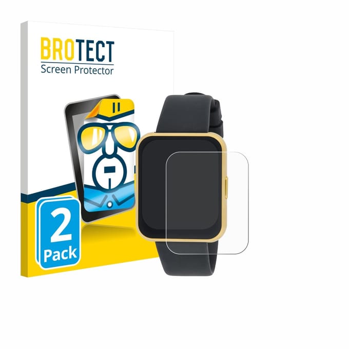 BROTECT - Screenprotector voor Liu Jo Mini Slim 2.0 - Folie Beschermfolie transparant 2 Stuks
