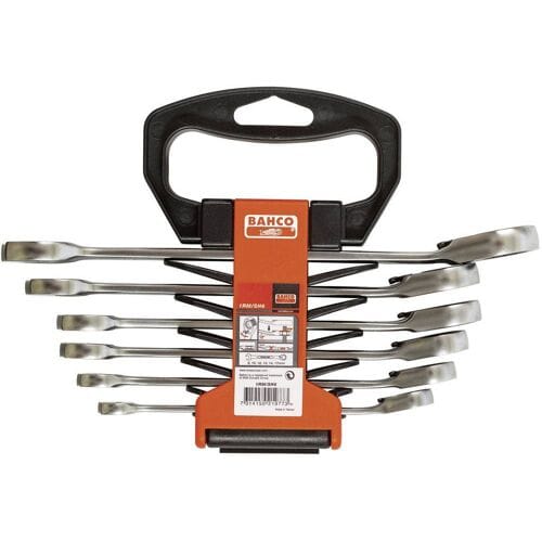 Bahco 1RM/SH6 Steek-ringratelsleutel Sleutelbreedte (metrisch) 8 - 17 mm