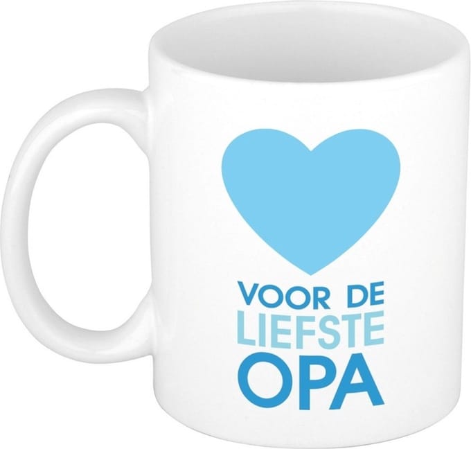 Grootvader verjaardag cadeau mok / beker - voor de liefste opa - 300 ml