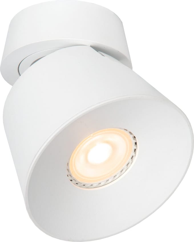 Lucide TRIGONO - Plafondspot (Plafondlamp) - Ø 10,5 cm - 1xGU10 (MR16) - Wit