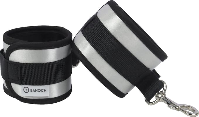 Banoch | Cuffs Grey | Comfortabele en zachte handboeien | soft bondage