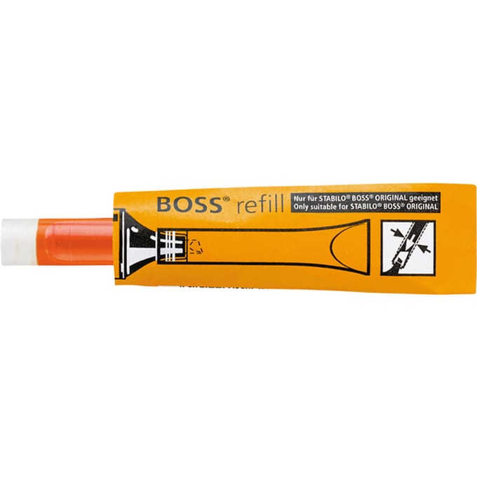 STABILO BOSS ORIGINAL - Refill - Oranje - per stuk