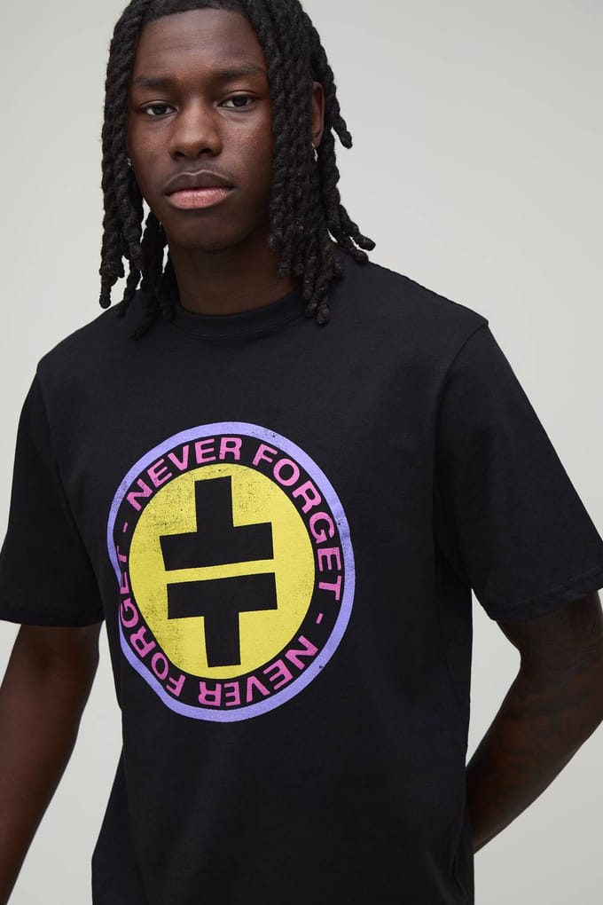 Regular Take That Never Forget Licentie Print T-shirt | Black | Size Medium