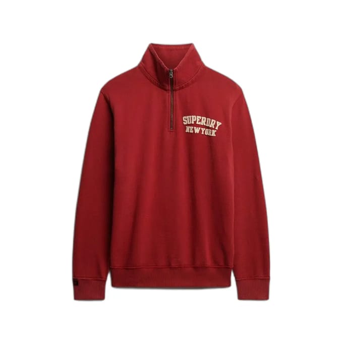 Ronde hals zip sweatshirt Superdry Vintage Athletic