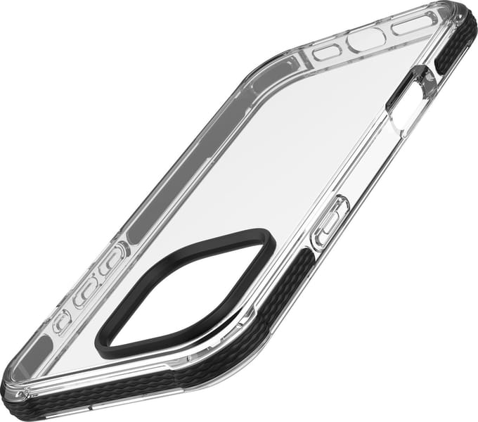 Cellularline Ultra Beschermend Hoesje - Geschikt voor iPhone 16 Pro Max - IDS Technologie & Microban & Shockproof - Transparant