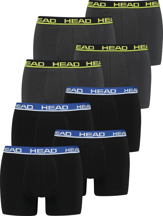 BOXERS Set van 8 Head Heren Basic Boxer Broek Shorts Ondergoed Ondergoed Set van 8