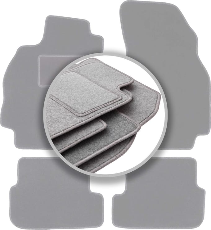 Automatten asgrijs voor: Renault Megane II hatchback (2002-2008)