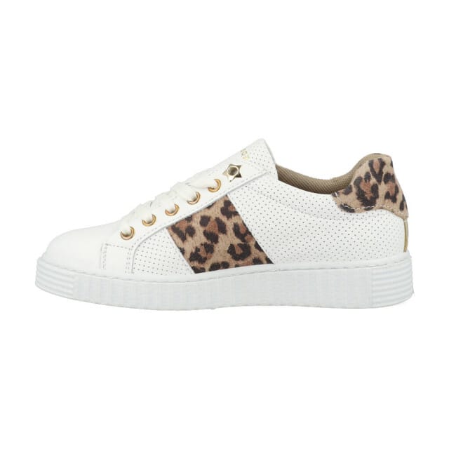 Bullboxer Aib006e5l Lage sneakers - Leren Sneaker - Meisjes - Wit - Maat 31