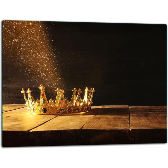 TMK ArtDeko - Snijplank - Glas - 52x40cm - Zwart