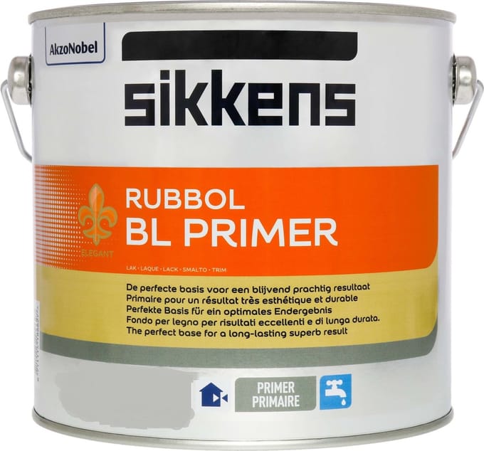 Sikkens Rubbol BL Primer Ral 9010 Zuiver Wit Wit - 2,5 liter- - - - Mat -