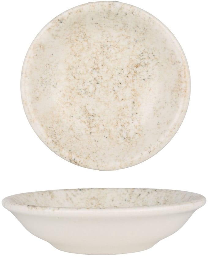 Bonna Serveerschaal - Nacrous - Porselein - 9 cm (50cc) - set van 2