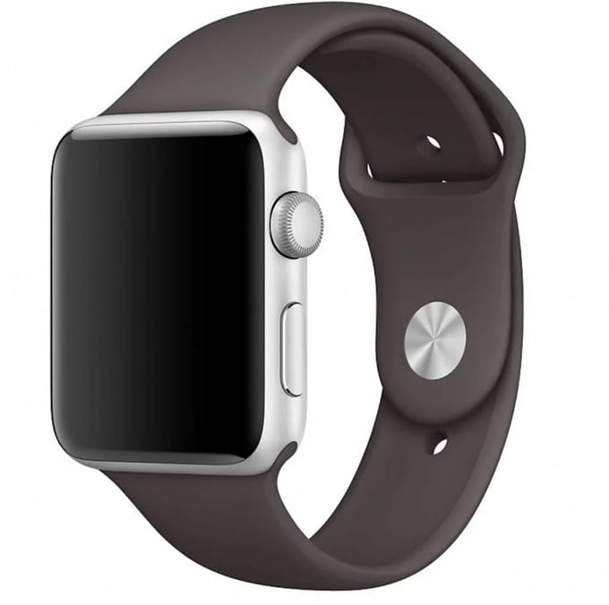 2+1 | Apple Watch Bandje - Siliconen - Cacao
