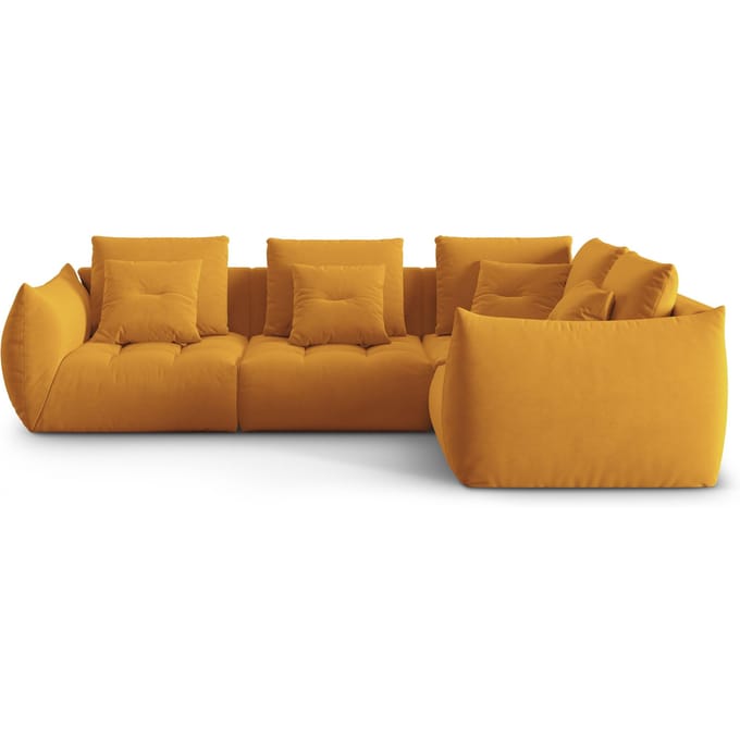 Hoekbank Bloom rechts 3-zits velvet | Micadoni