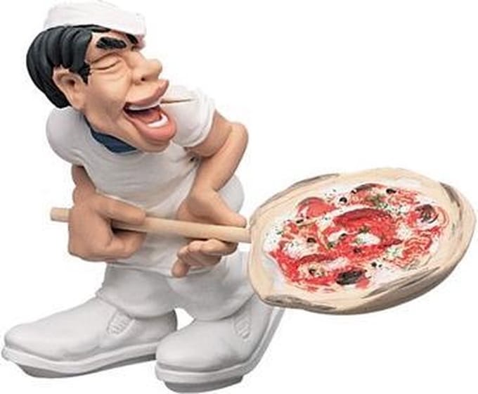 Antartidee - beeldje - pizzabakker - Italiaans - Design