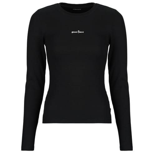 Guess  T-Shirt Lange Mouw STAR EMBRO LS CN RIB TOP