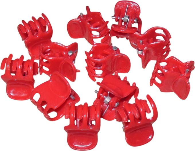 Haarklemmetjes rood