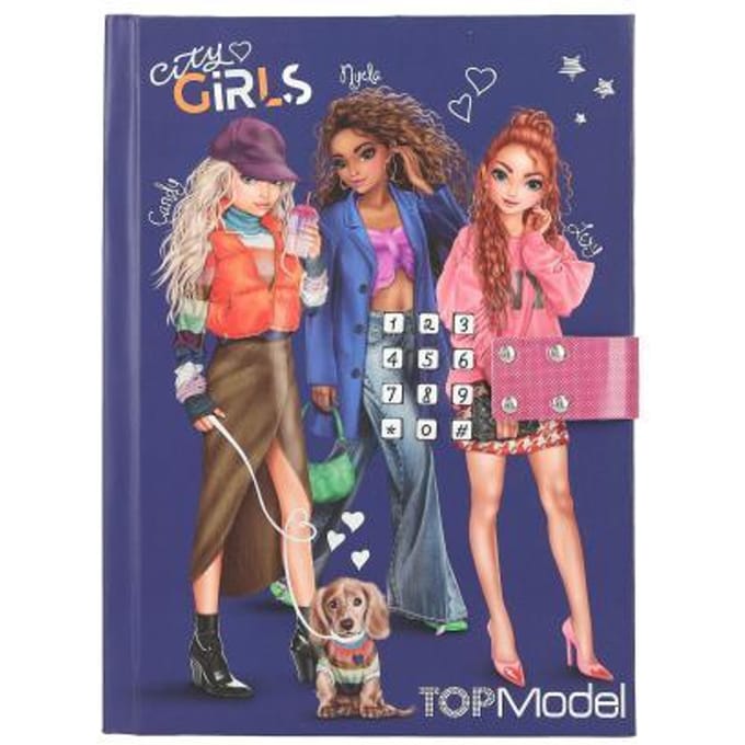 Top Model TOPModel dagboek met geheime code CITY GIRLS Dagboeken