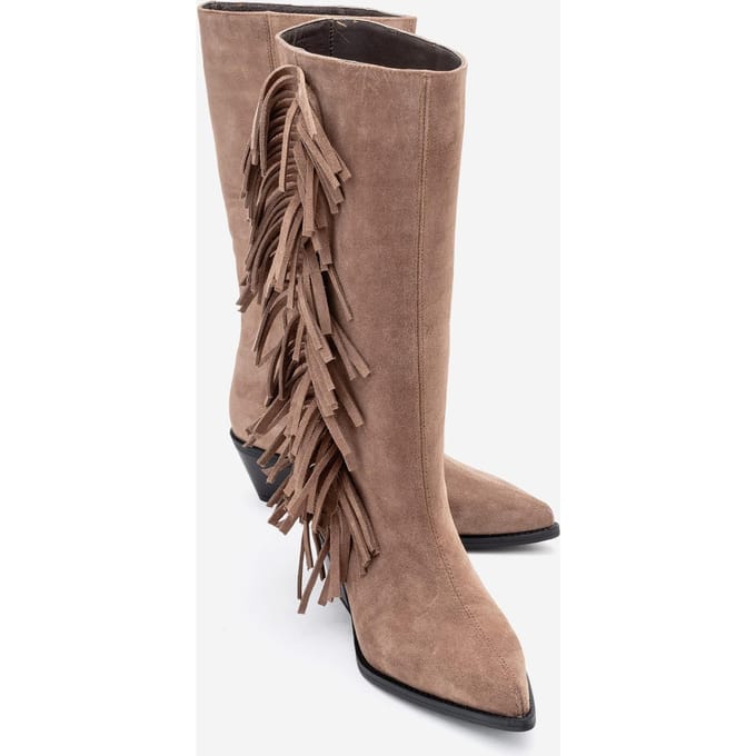 Orlo Leren Western Laars met Franje (Dames)