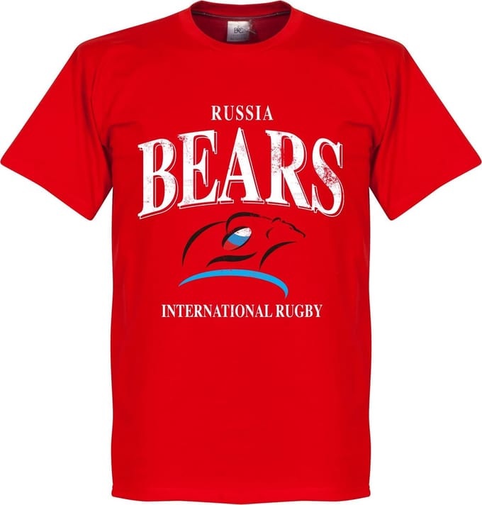 Rusland Rugby T-Shirt - Rood - M