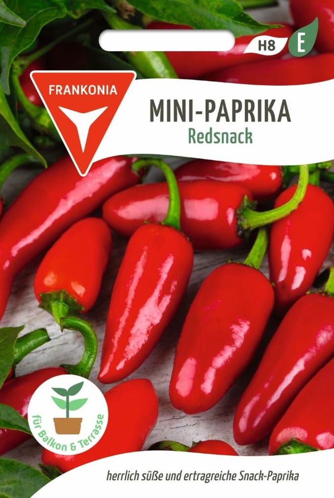 Mini pepers, Redsnack - groentezaden, peperzaden, zaden