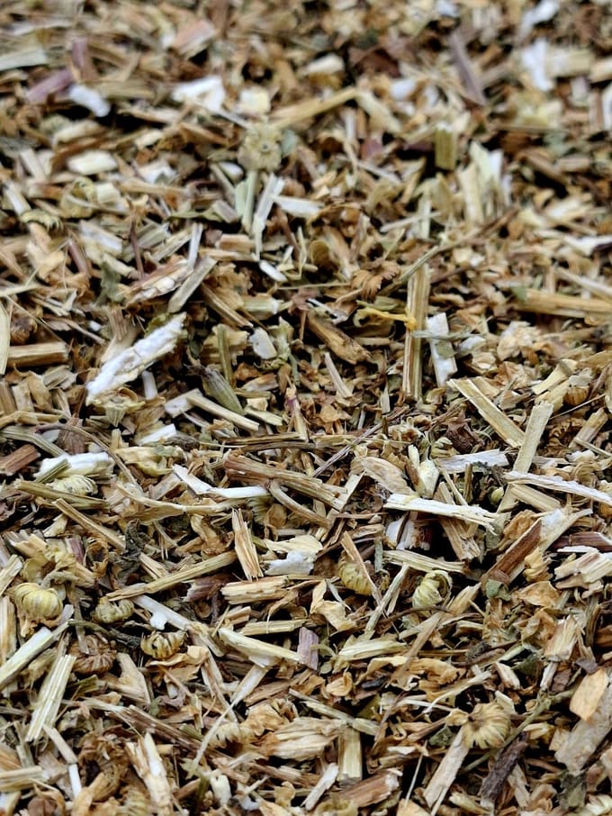 Moederkruid (Tanacetum parthenium)Gedroogd, gesneden 85g