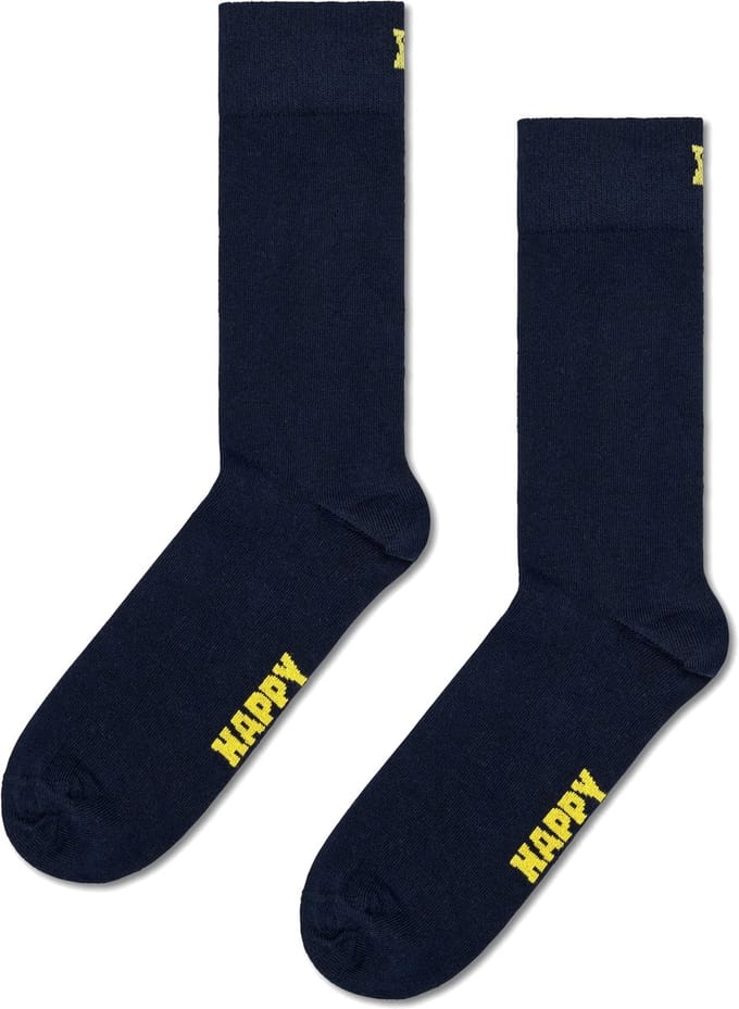 Happy Socks Solid Sock - unisex sokken - navy - Unisex - Maat: 41 - 46