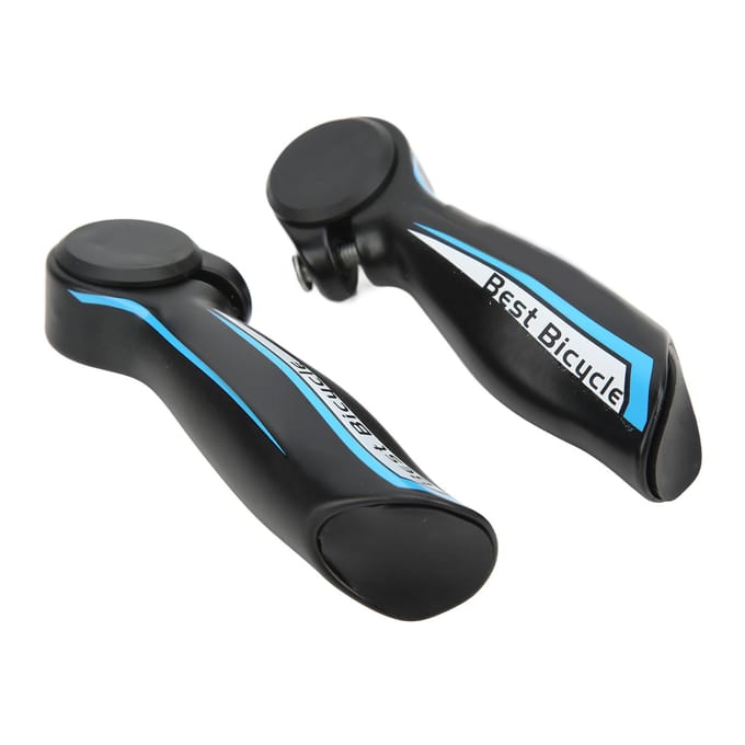 WAKE 1 Paar Fiets Hulpstuur Aluminiumlegering Fiets Barend Stuur Fietsaccessoires black
