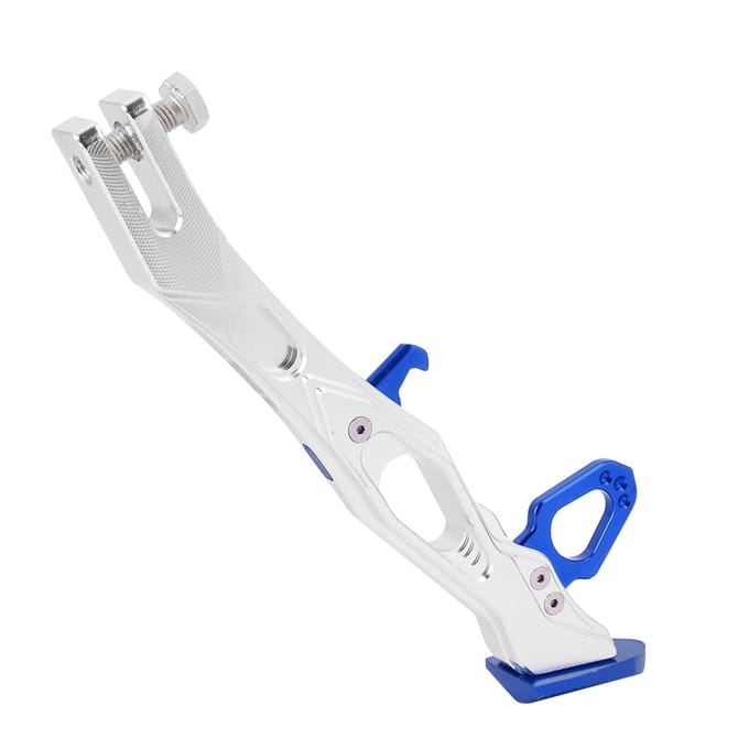 Motorfiets Aluminiumlegering Zijstandaard Statief Frame Parkeervoeten Standaard B05026(Blauw) white