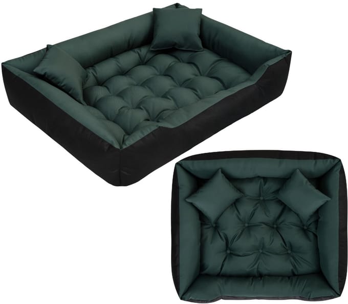 AIO Factory ECCO - Hondenslaapbank - 130x105 cm - Waterdicht - Groen