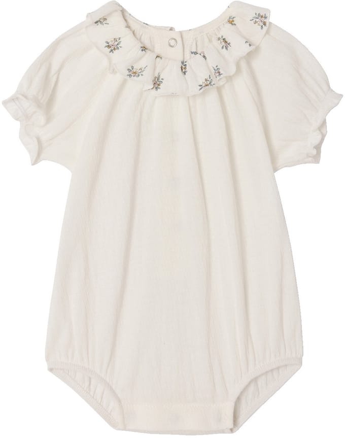 Vertbaudet Body baby met korte pofmouwen