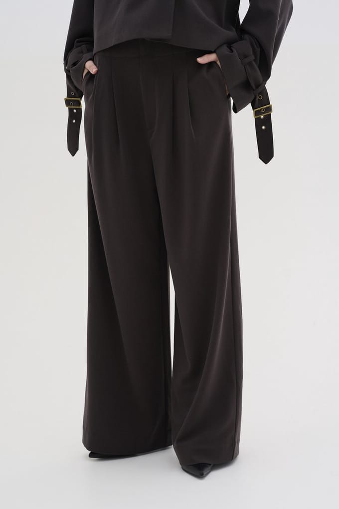 My Essential Wardrobe Sillemw High Pant Broeken Dames - Grijs - Maat 36