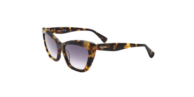 Max Mara Cat Eye Womens Gekleurd Havana Rook Grijs Gradiënt MM0063 Logo14