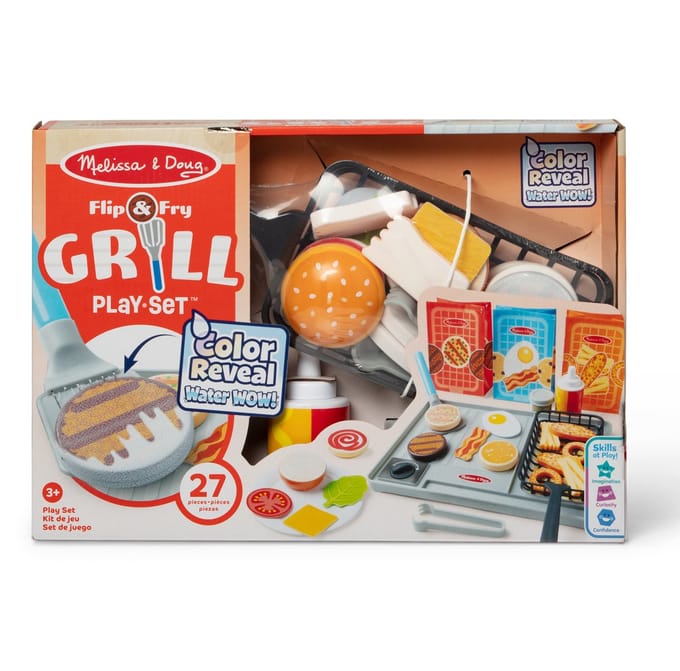 Spinmaster Melissa & Doug - Water Wow! Pretend Play Flip & Fry Knutselen