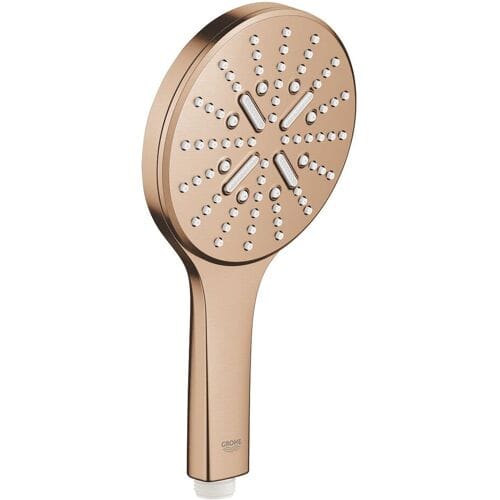 GROHE Rainshower SmartActive 130 Handdouche - 13 cm - 3 straalsoorten - warm sunset geborsteld - 26574DL0