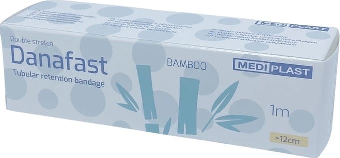 Danafast Bamboe Buisverband Double stretch >12cm dijen en kleine bovenlichamen