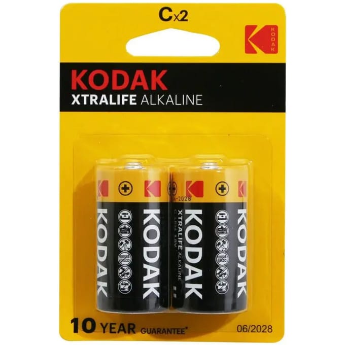Set van 2 alkaline batterijen P2R LR14 Xtralife