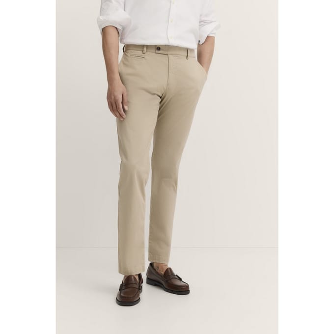 Bugatti Herren Chino met stretchfunctie
