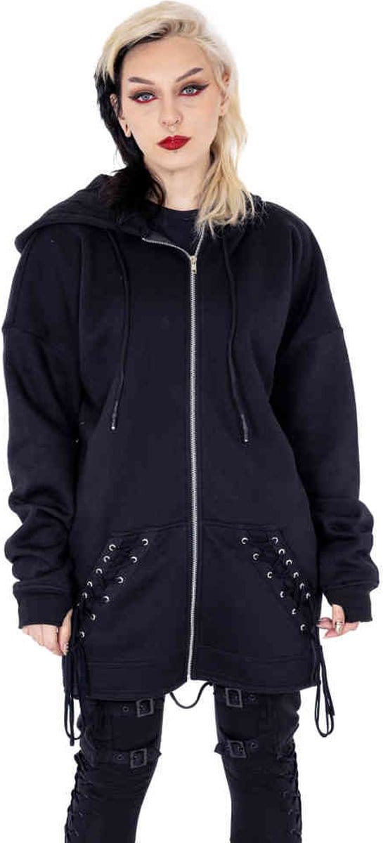 Vixxsin - Asmodeus Vest met capuchon - XL - Zwart
