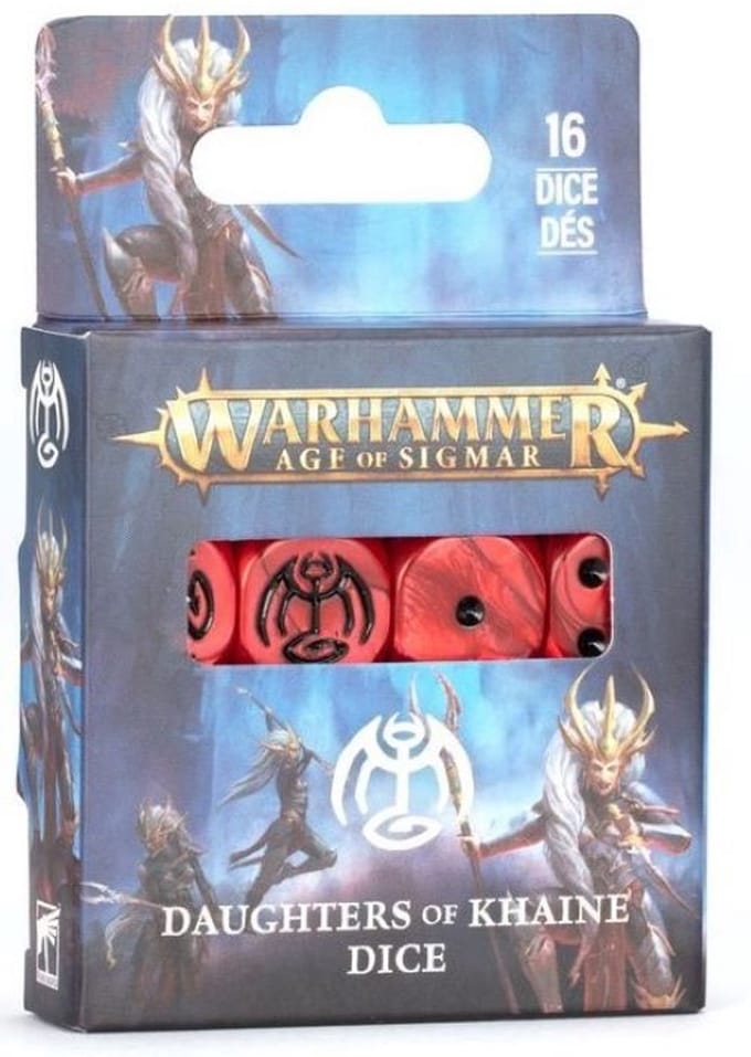 Daughters of Khaine dice (Warhammer nieuw)