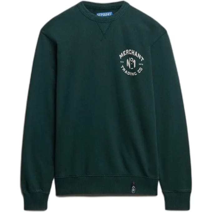 Superdry Merchant Graphic Sweatshirt Groen 2XL Man
