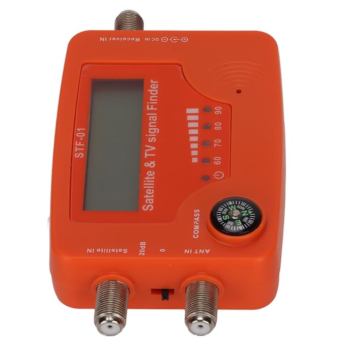 Satelliet-tv-signaalzoeker LCD-scherm digitale satellietsignaalmeter met kompaszoemerregeling